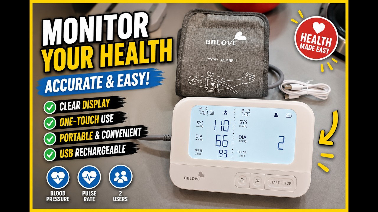 Blood Pressure Monitor Review: Finally Readable