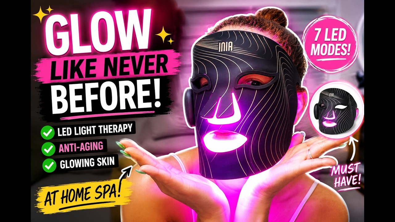 INIA Red Light Therapy Mask: Wireless Design Review