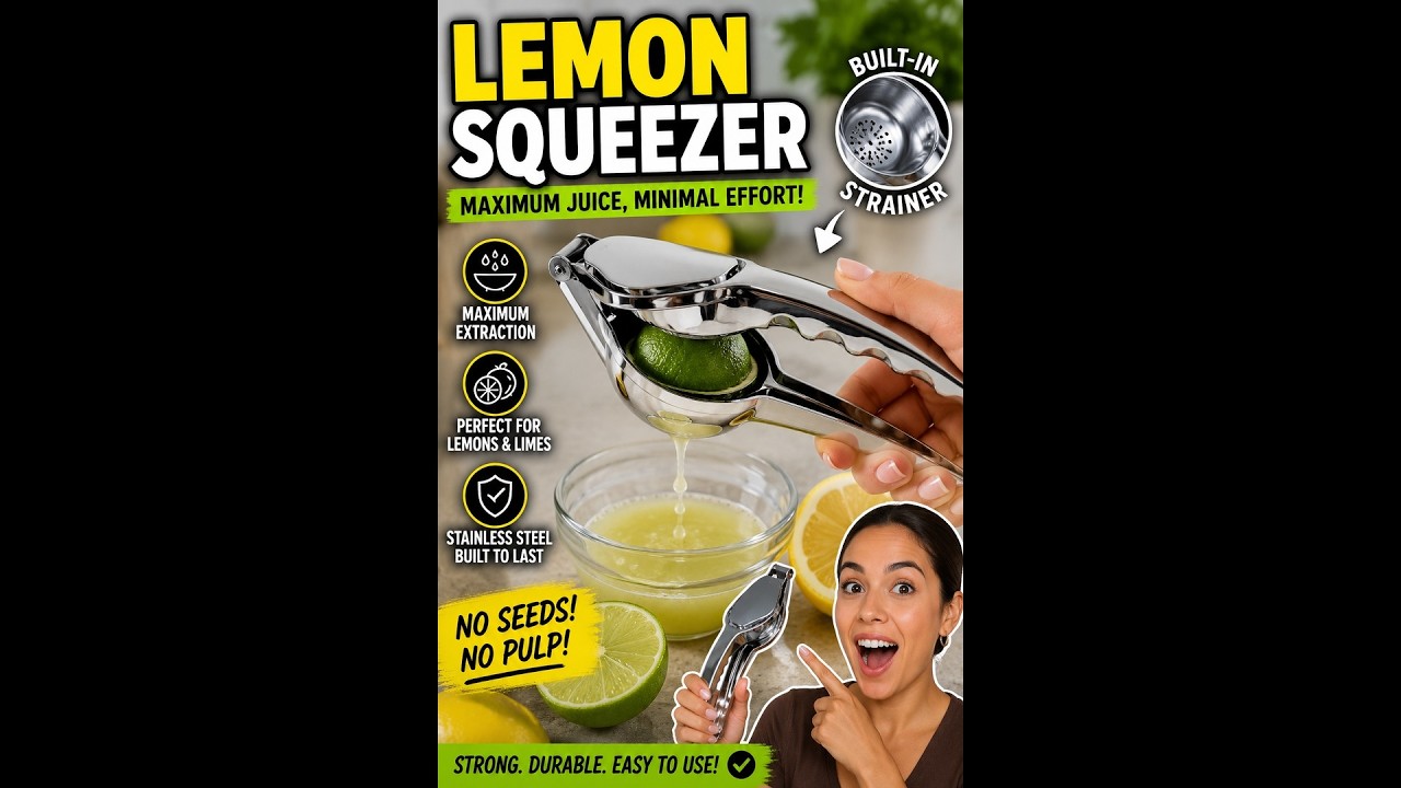 Lemon Squeezer Tested: Does This Stainless Steel One Work?