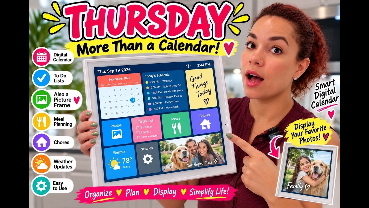 15.6-Inch Smart Digital Calendar & Photo Frame Review